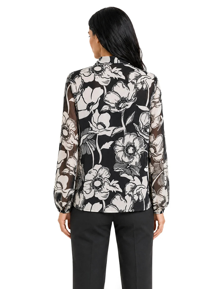 BLUSA NEGRA PRINT 226264