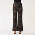PANTALÓN NEGRO ANIMAL PRINT R26062