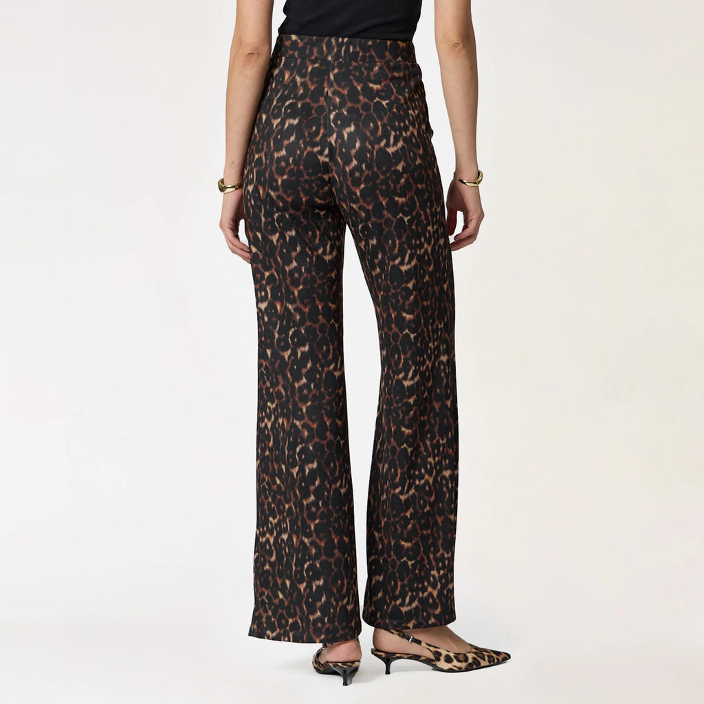 PANTALÓN NEGRO ANIMAL PRINT R26062