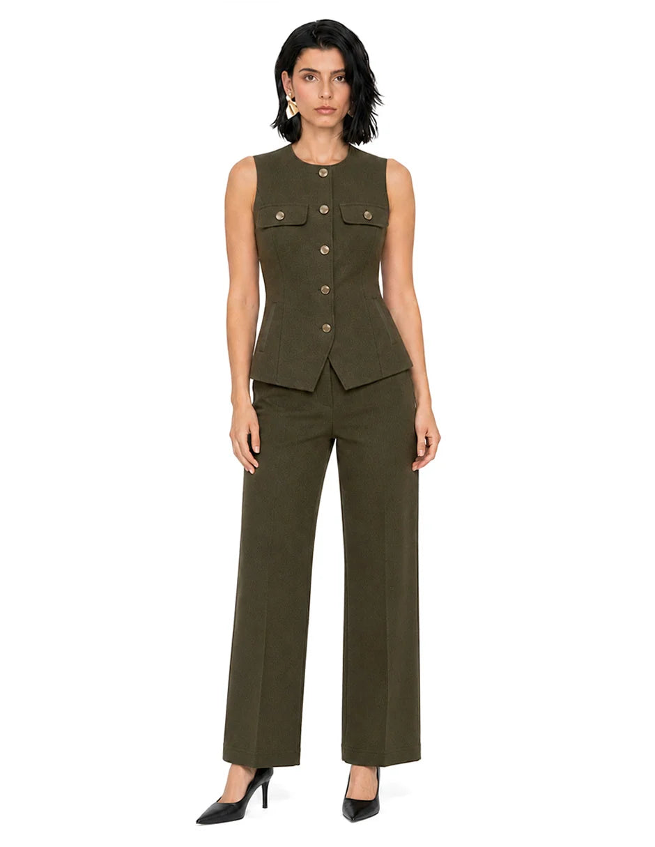 CHALECO VERDE OLIVO 226309