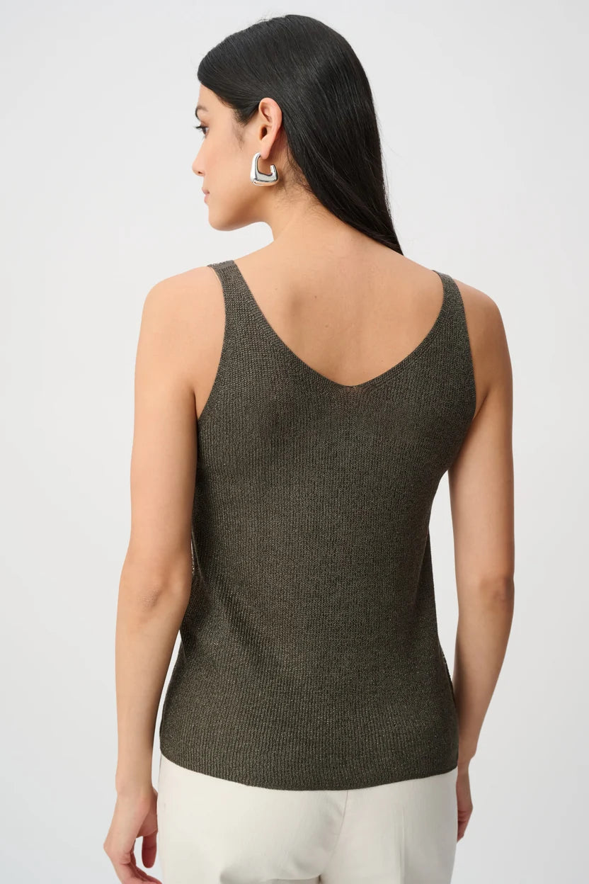 BLUSA TEJIDA BORDADA VERDE/VINO 252915F26