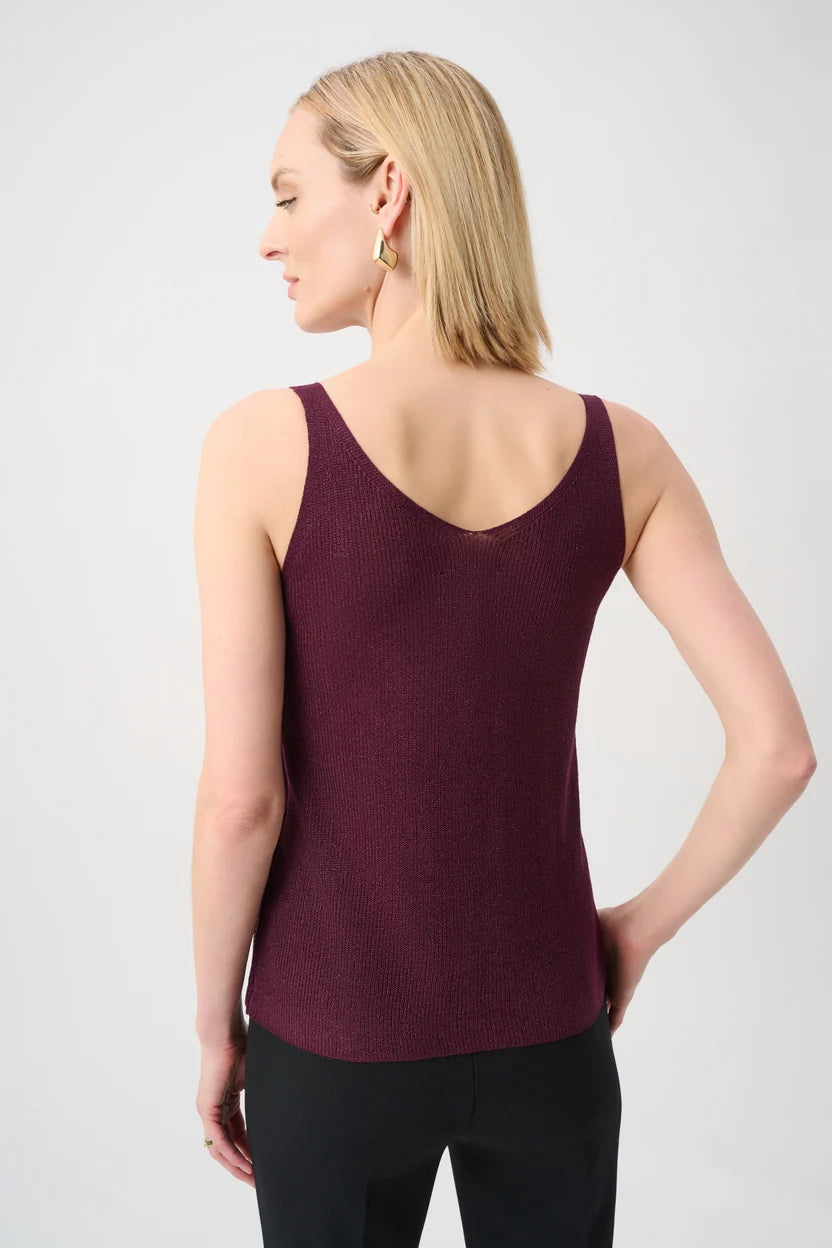 BLUSA TEJIDA BORDADA VERDE/VINO 252915F26