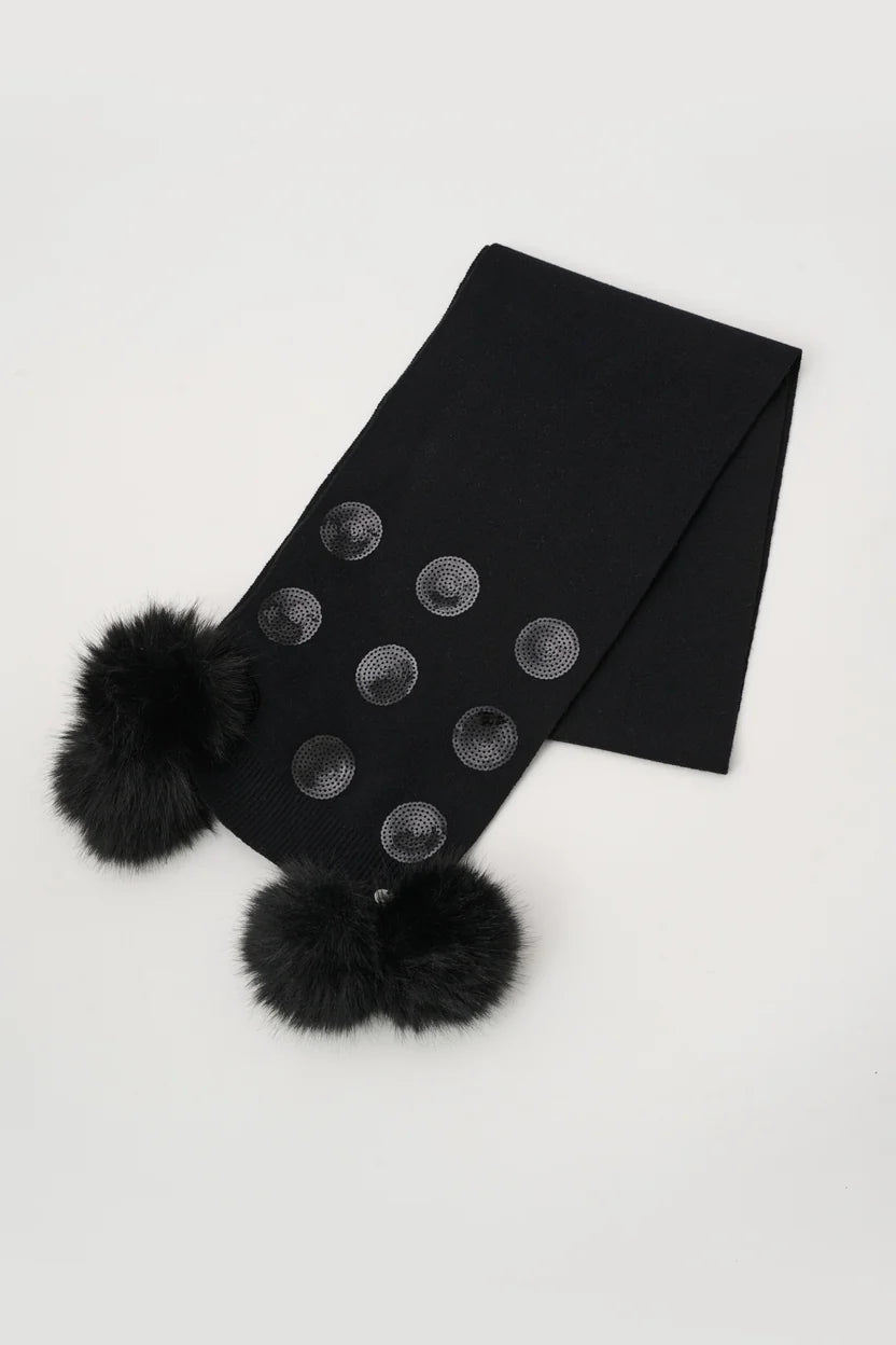 BUFANDA NEGRA POLKA 263983