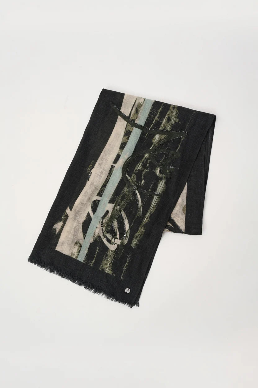 BUFANDA NEGRA PRINT 263988