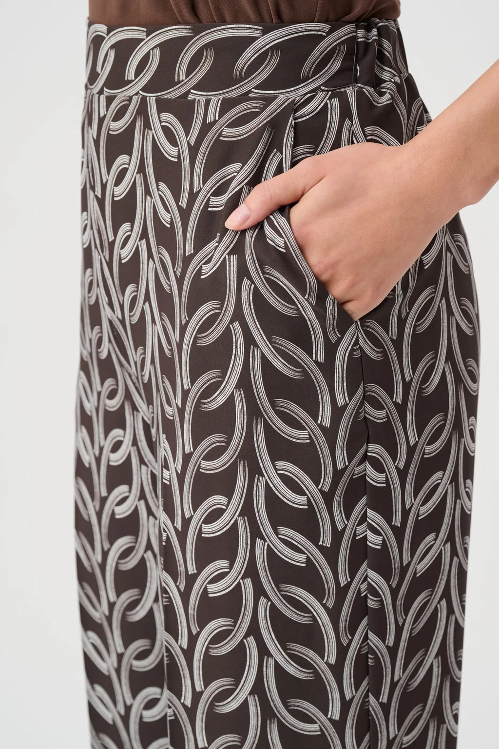 PANTALÓN CAFÉ PRINT 263058