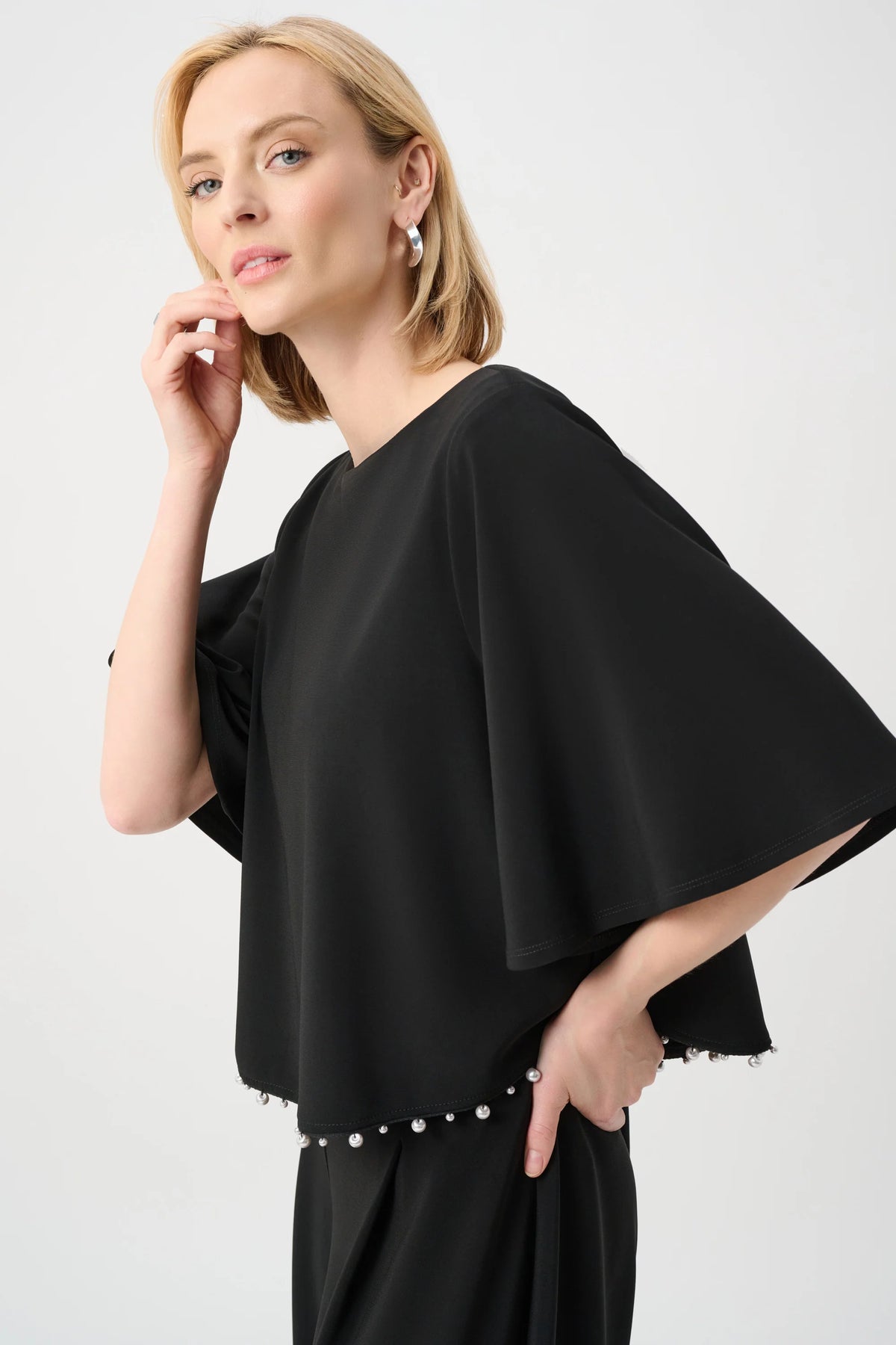 BLUSA NEGRA PERLAS 263116