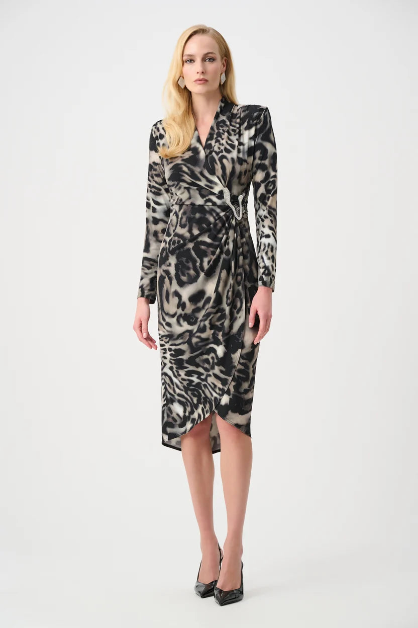 VESTIDO CORTO GRIS PRINT 263710