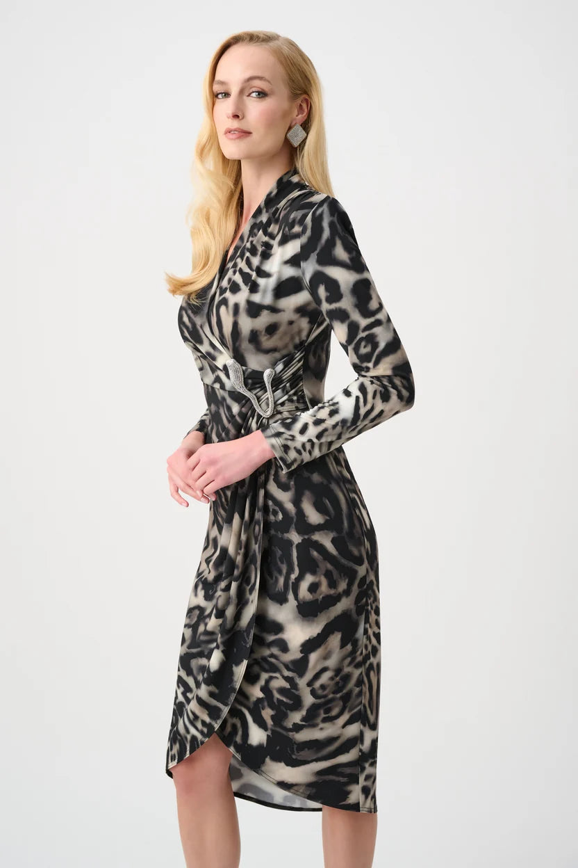 VESTIDO CORTO GRIS PRINT 263710