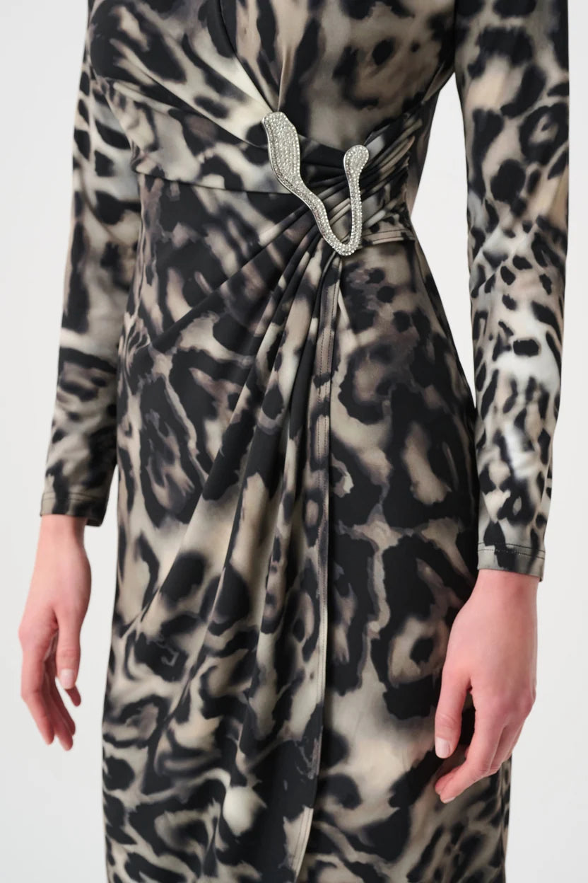 VESTIDO CORTO GRIS PRINT 263710