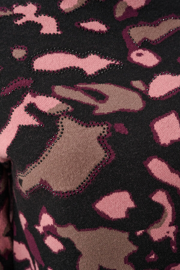 SUÉTER NEGRO MULTICOLOR 263930