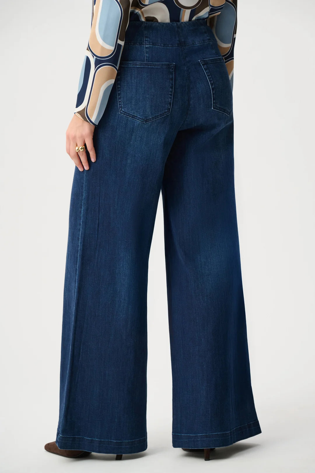 PANTALÓN JEANS AZUL PIERNA AMPLIA 263901