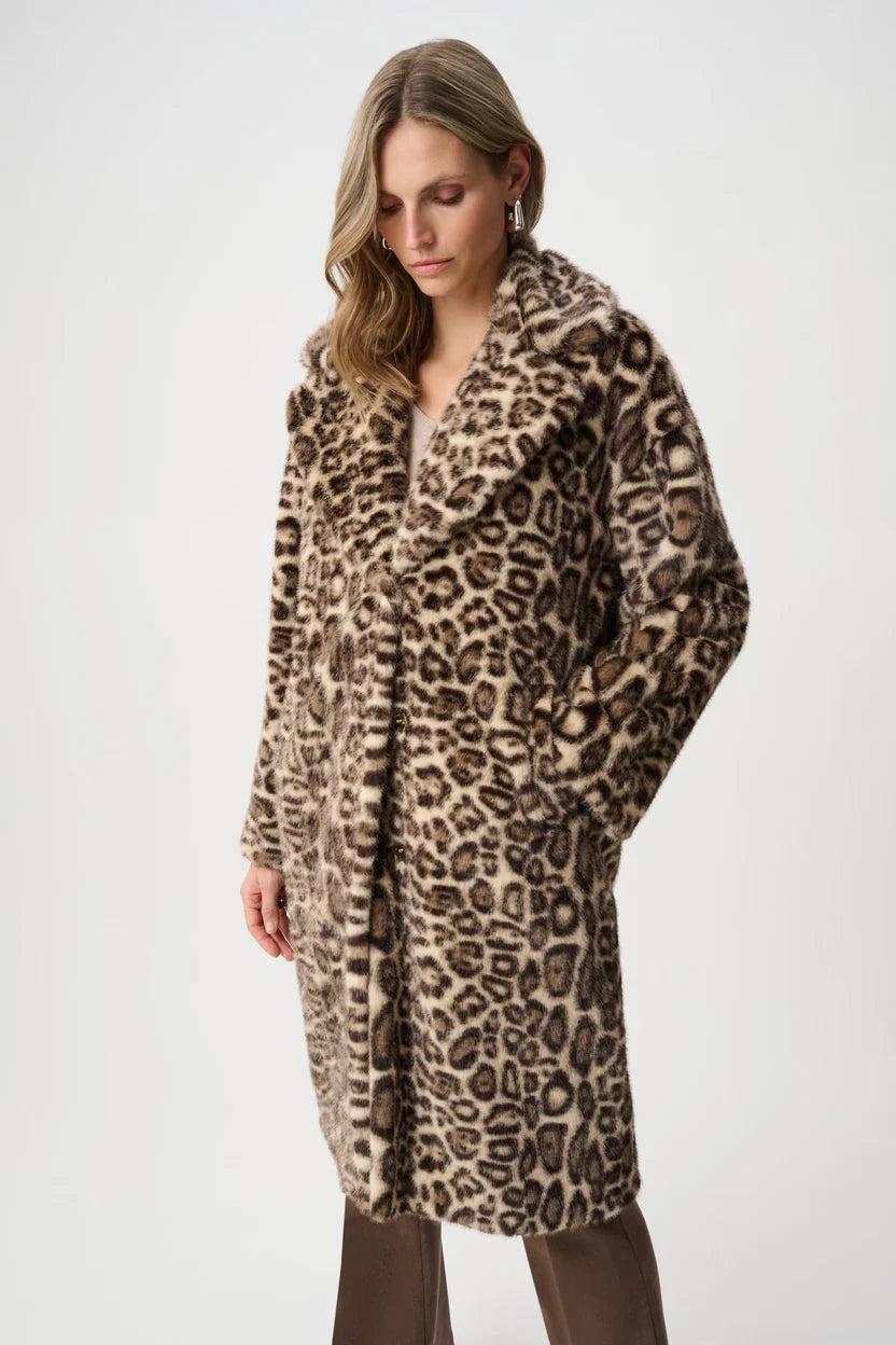 ABRIGO BEIGE ANIMAL PRINT 263919