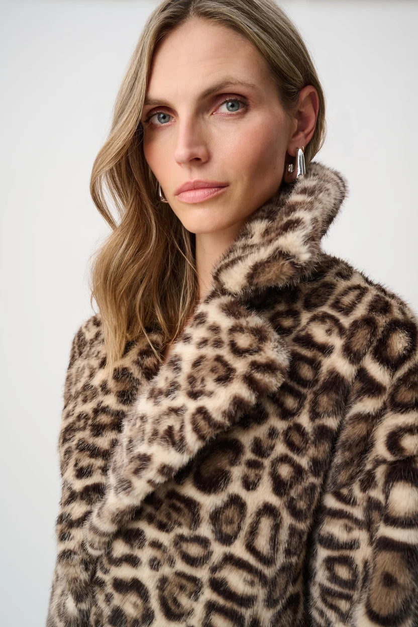 ABRIGO BEIGE ANIMAL PRINT 263919