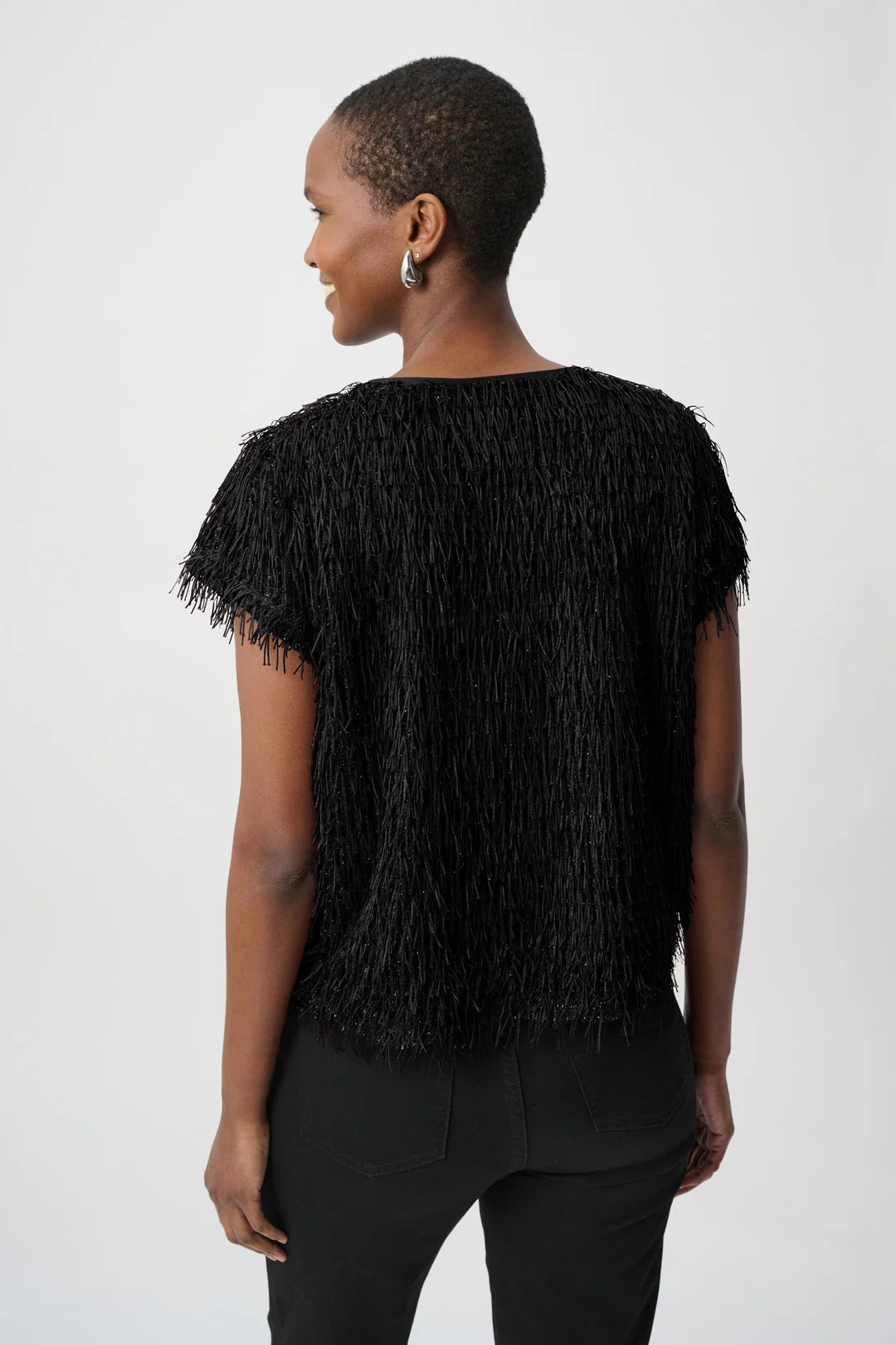 BLUSA NEGRA FLECOS 264208