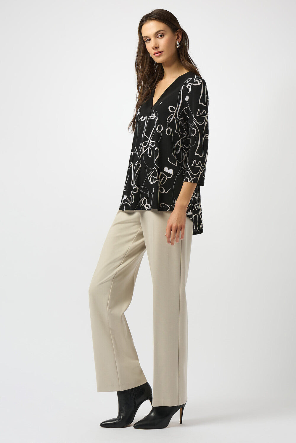 BLUSA NEGRA ESTAMPADA 253138