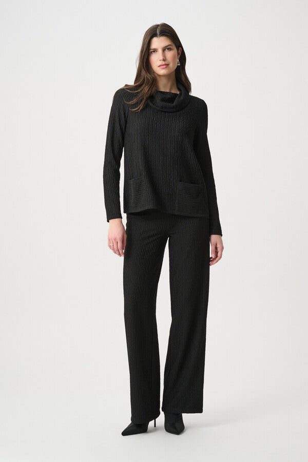 PANTALÓN NEGRO TEXTURAS 264190