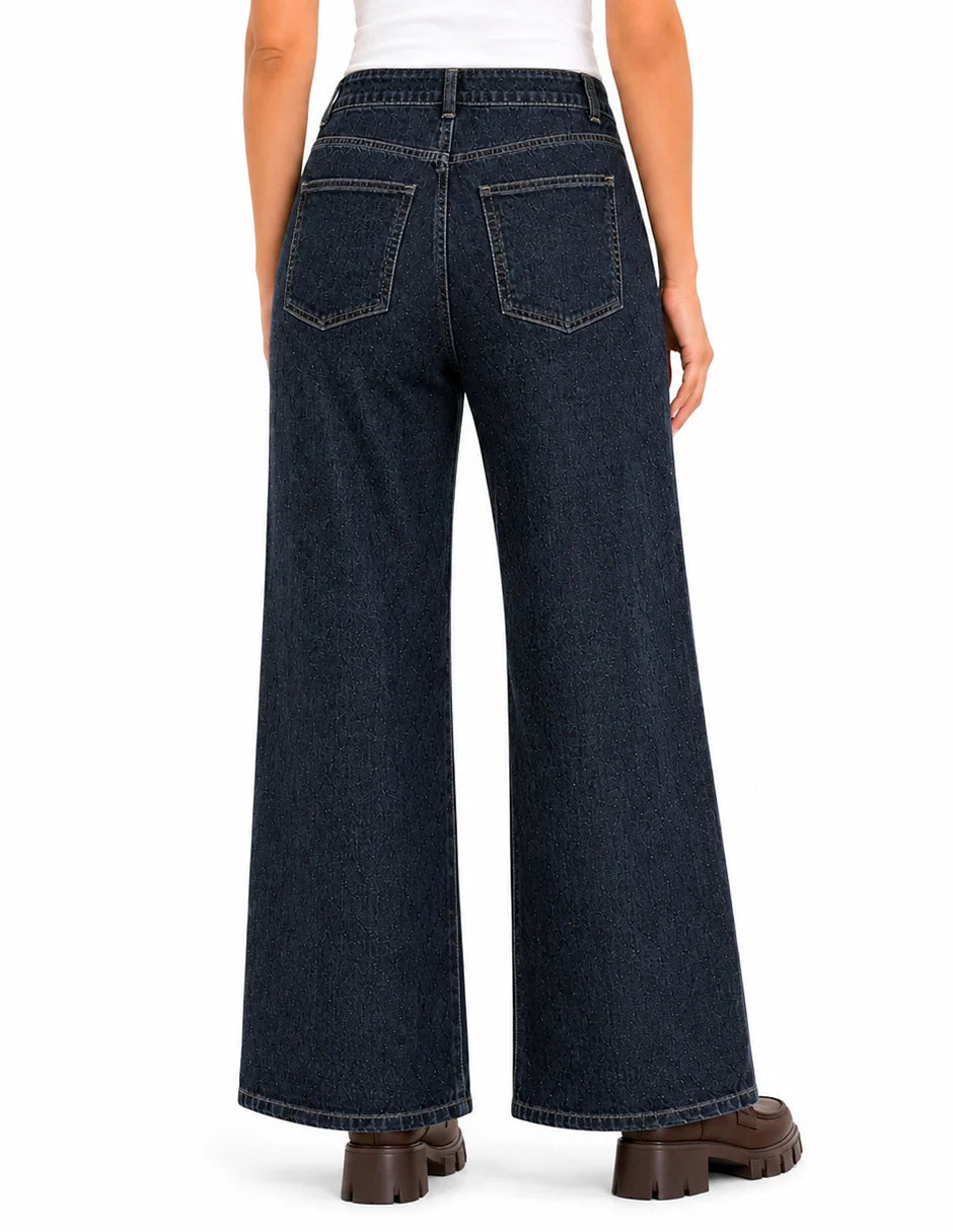PANTALÓN JEANS AZUL BRILLOS 226934
