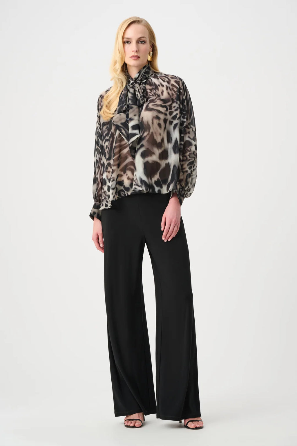 BLUSA BEIGE ANIMAL PRINT 263743