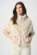 ABRIGO CORTO BEIGE 264946