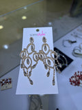 ARETES LARGOS DORADOS