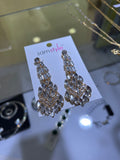 ARETES LARGOS DORADOS