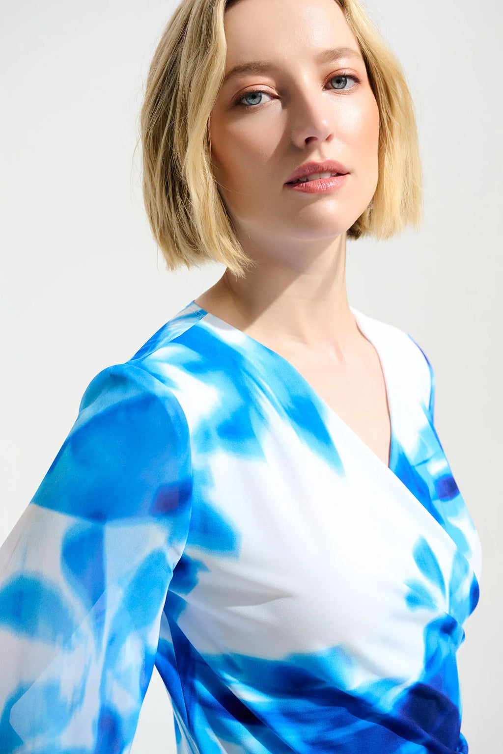 BLUSA AZUL ESTAMPADA 261775