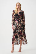 VESTIDO MIDI NEGRO PRINT 263739