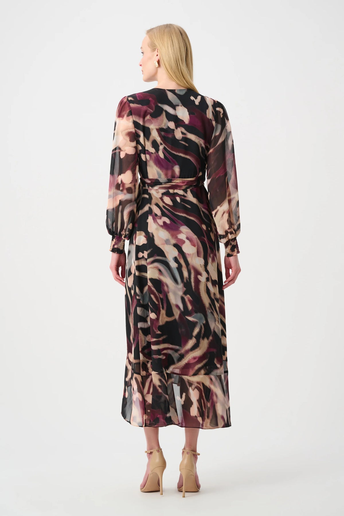 VESTIDO MIDI NEGRO PRINT 263739