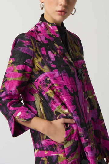 SACO NEGRO ESTAMPADO