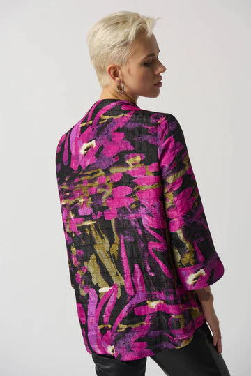 SACO NEGRO ESTAMPADO