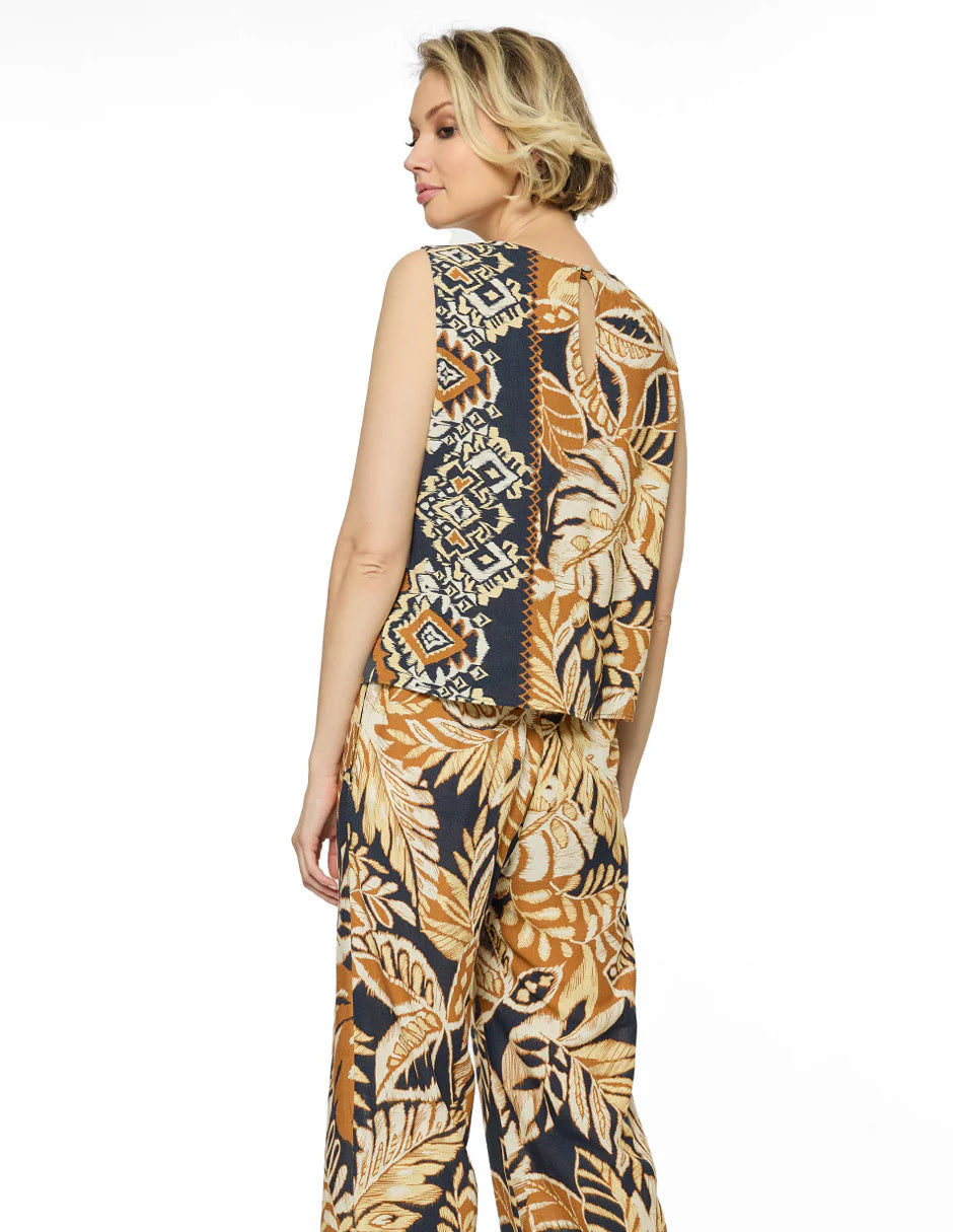 BLUSA CAFÉ MULTICOLOR 126294