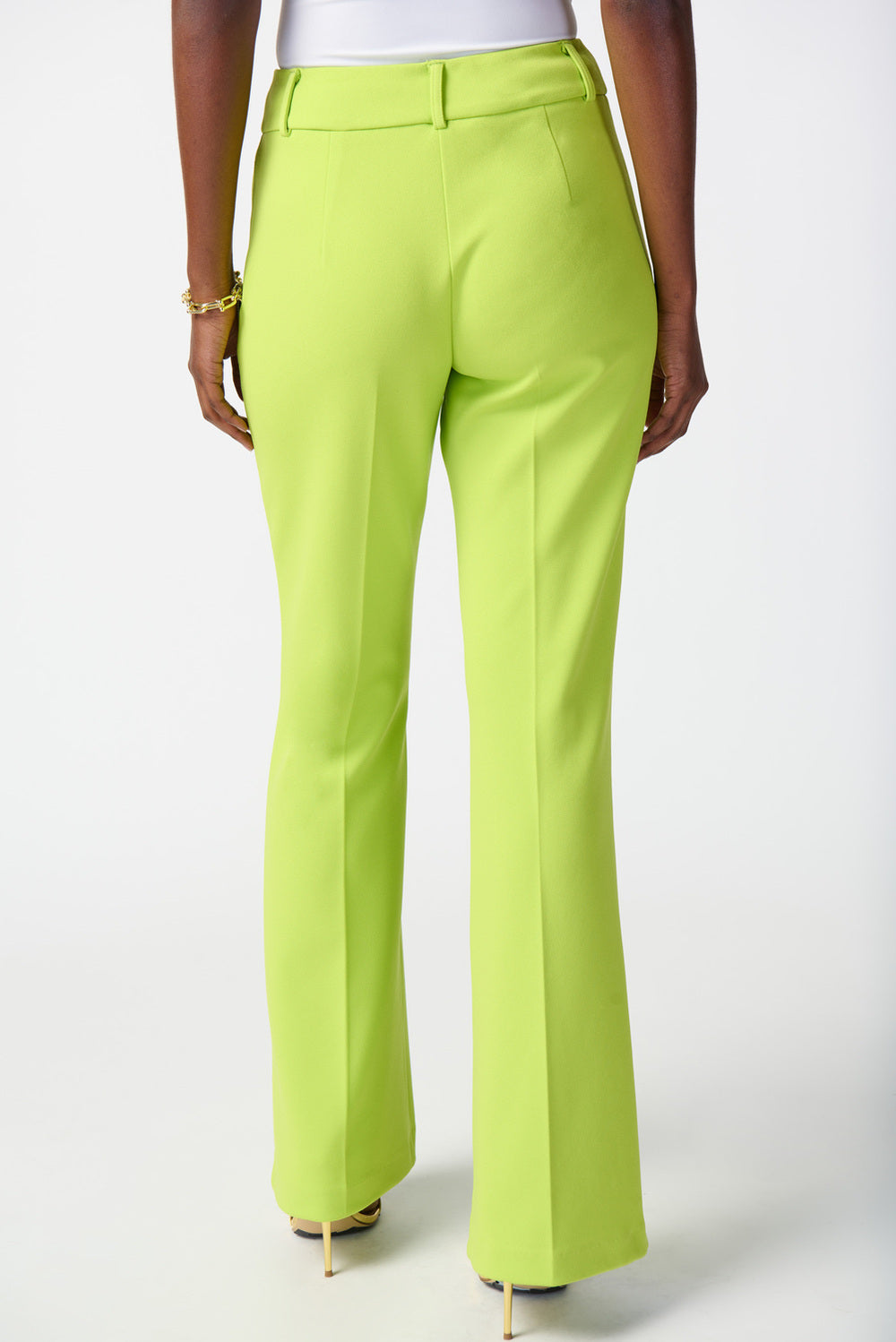 PANTALÓN CAMPANA VERDE LIMÓN/VERDE PERICO