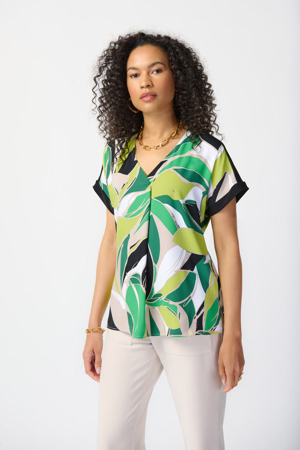 BLUSA BLANCA ESTAMPADA