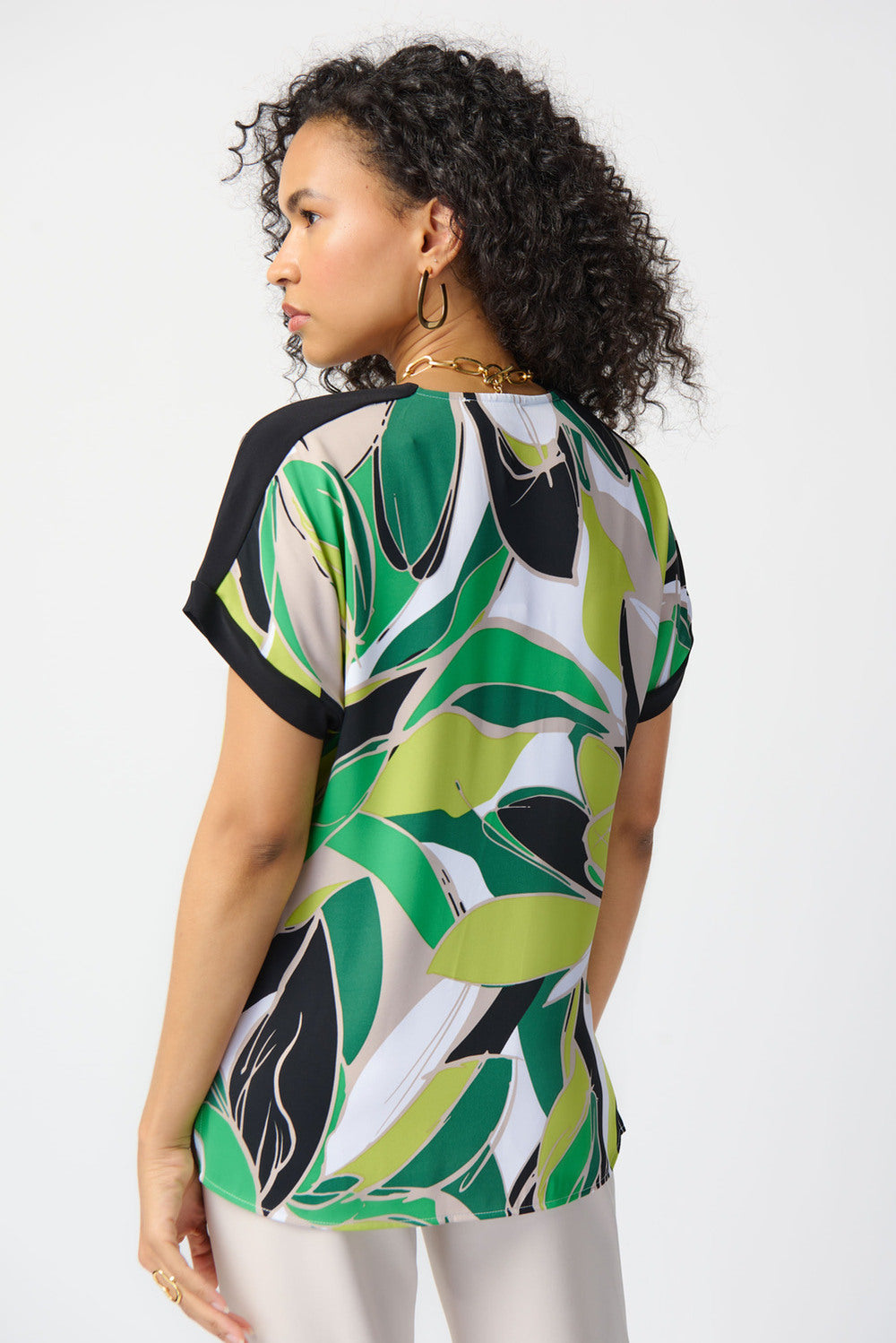 BLUSA BLANCA ESTAMPADA
