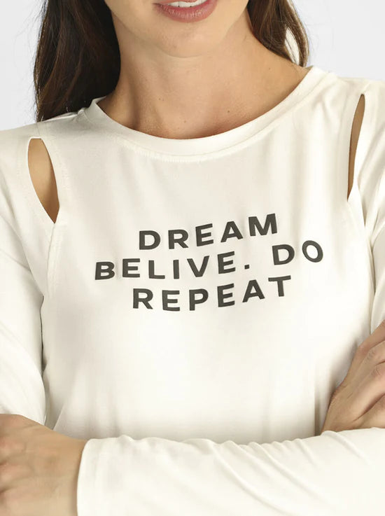 BLUSA BLANCA ESTAMPADA