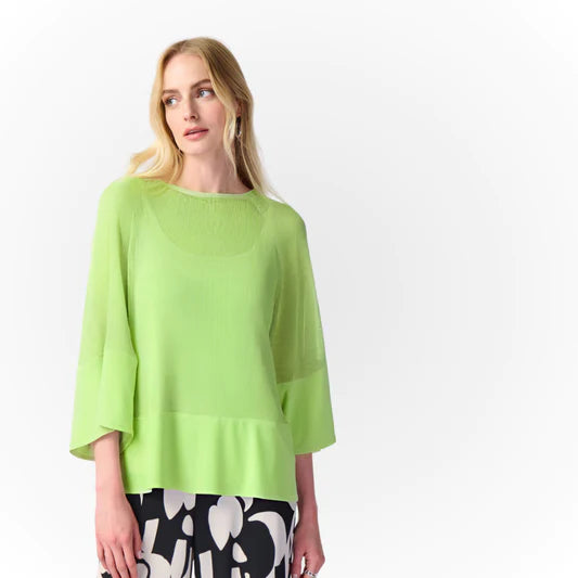 BLUSA MESH VERDE PERICO/VERDE LIMÓN 241261