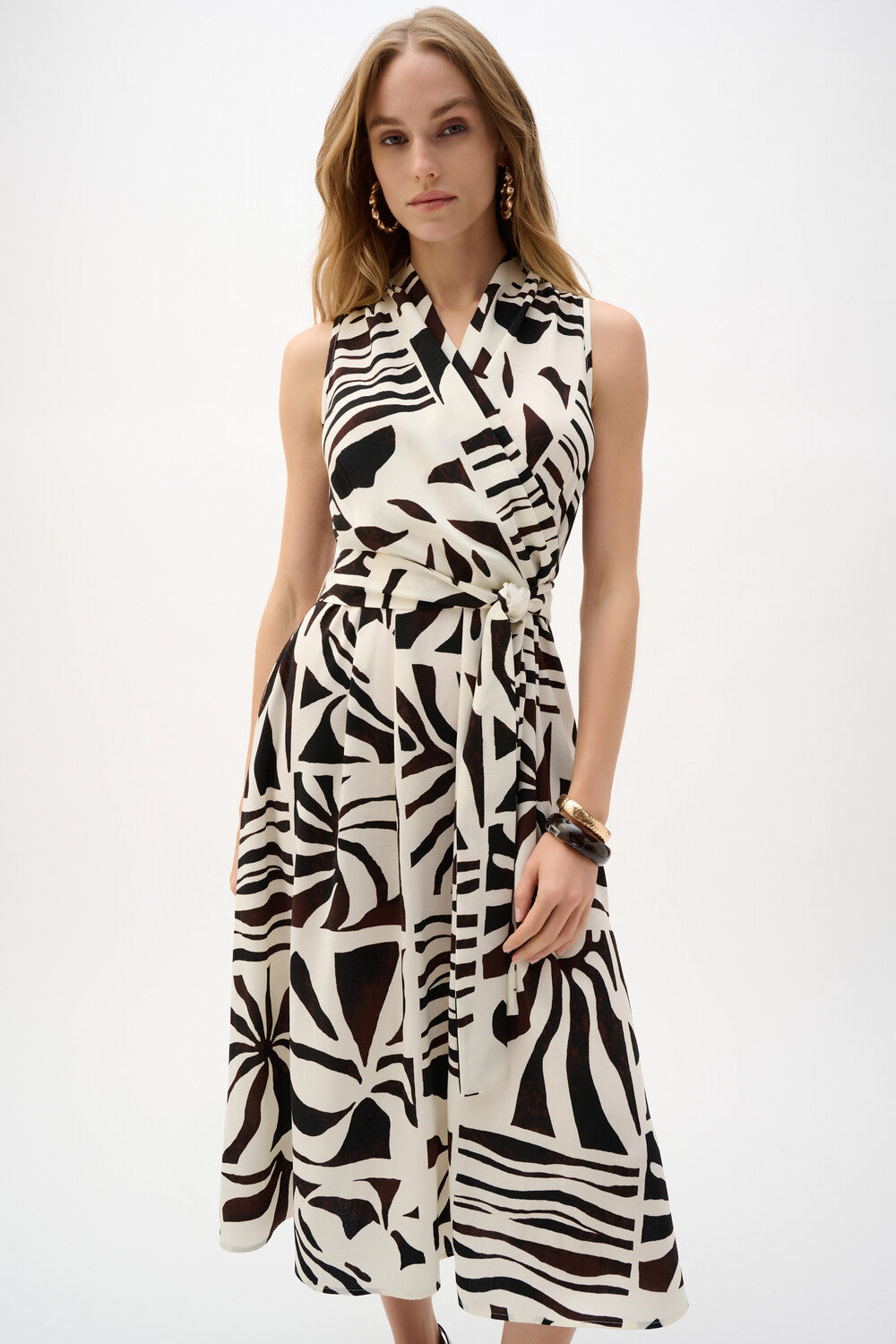 VESTIDO MIDI BEIGE 262226