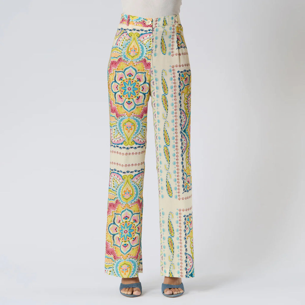 PANTALÓN HUESO ESTAMPADO R16001