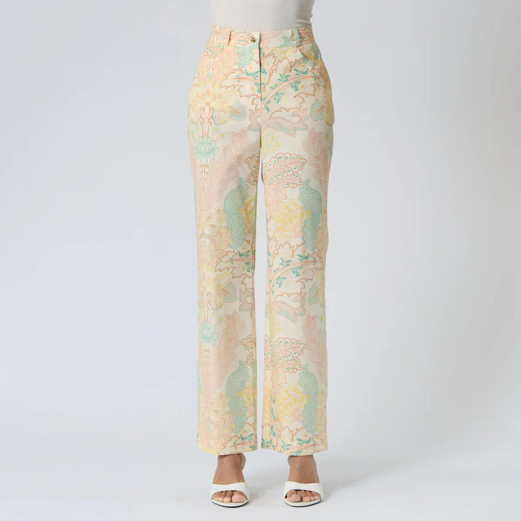 PANTALÓN HUESO PRINT R16010