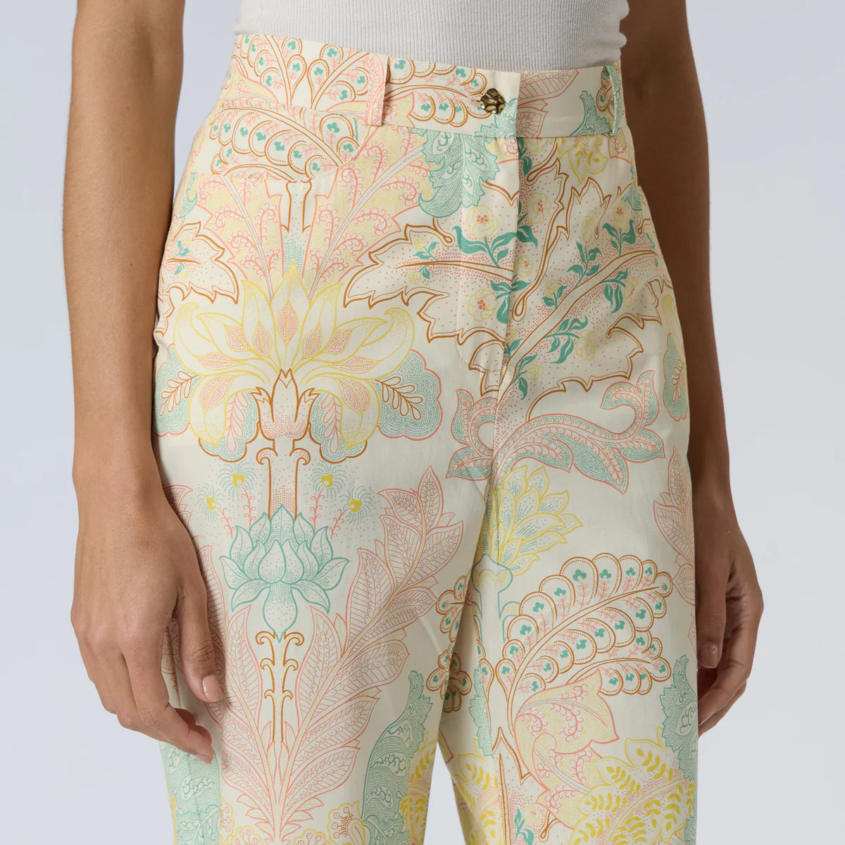 PANTALÓN HUESO PRINT R16010