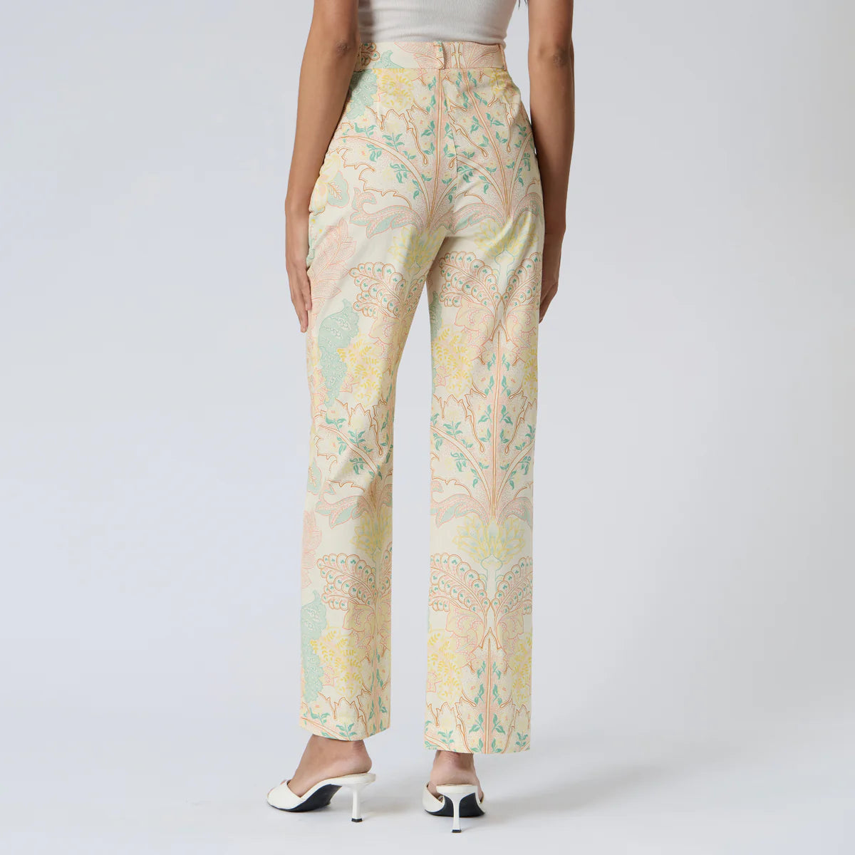 PANTALÓN HUESO PRINT R16010