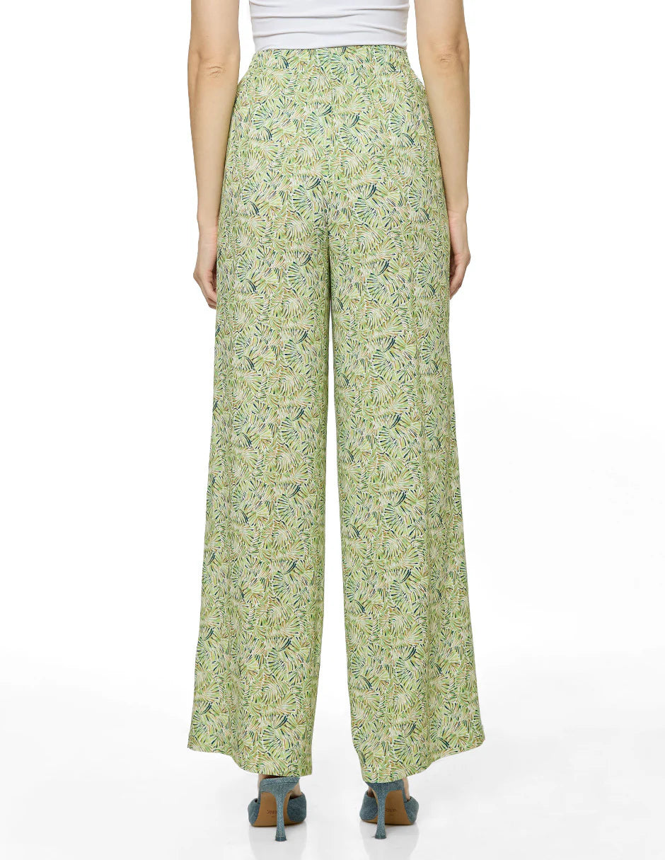 PANTALÓN VERDE ESTAMPADO 126323