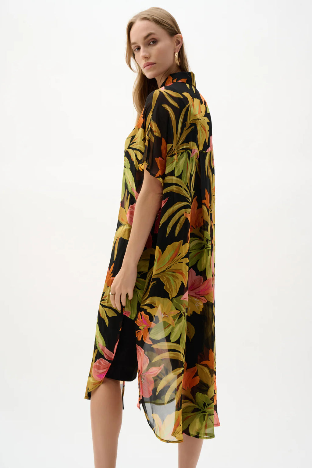 BLUSA TUNICA BEIGE/ NEGRA 262949