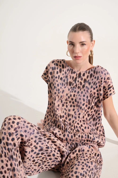 BLUSA BEIGE PRINT 262602