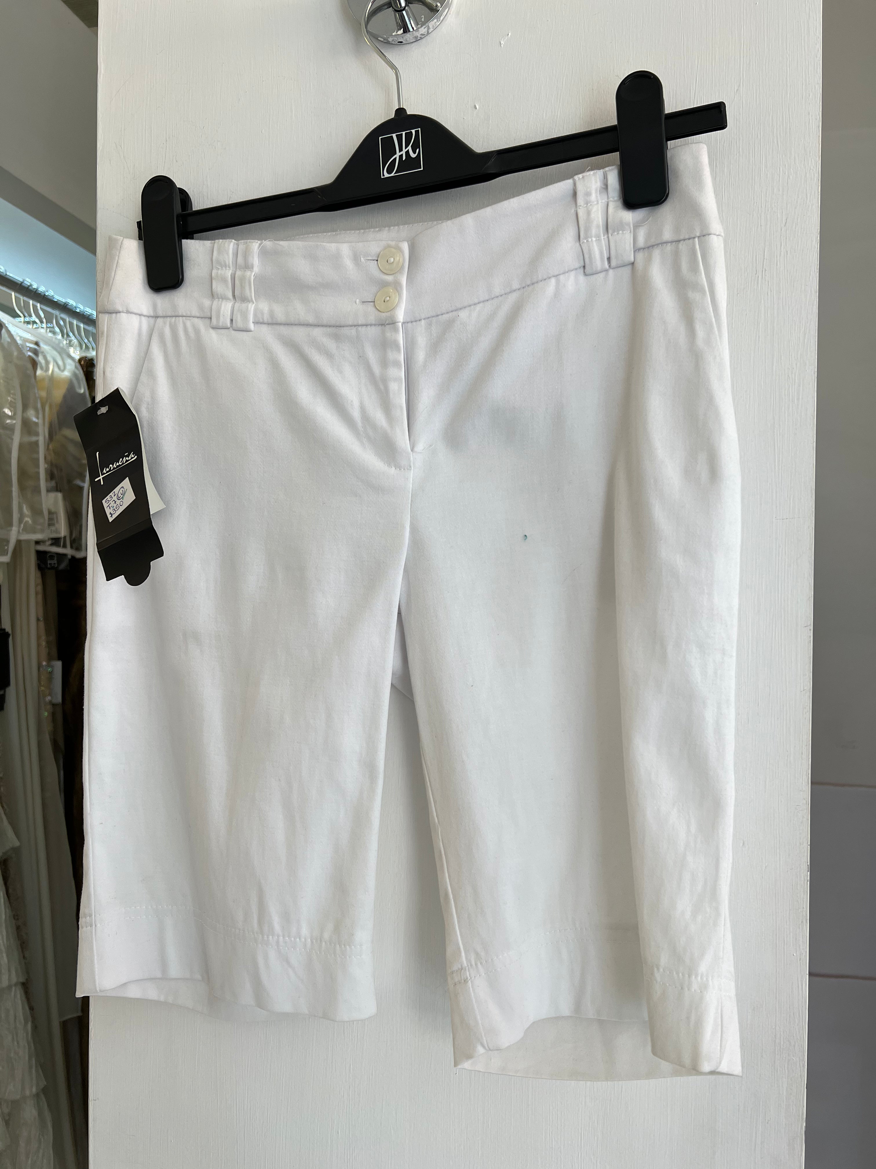 SHORT BERMUDA ROJO/BLANCO