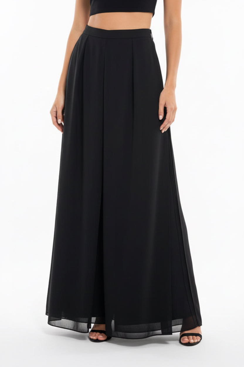 PANTALÓN NEGRO GASA 8013