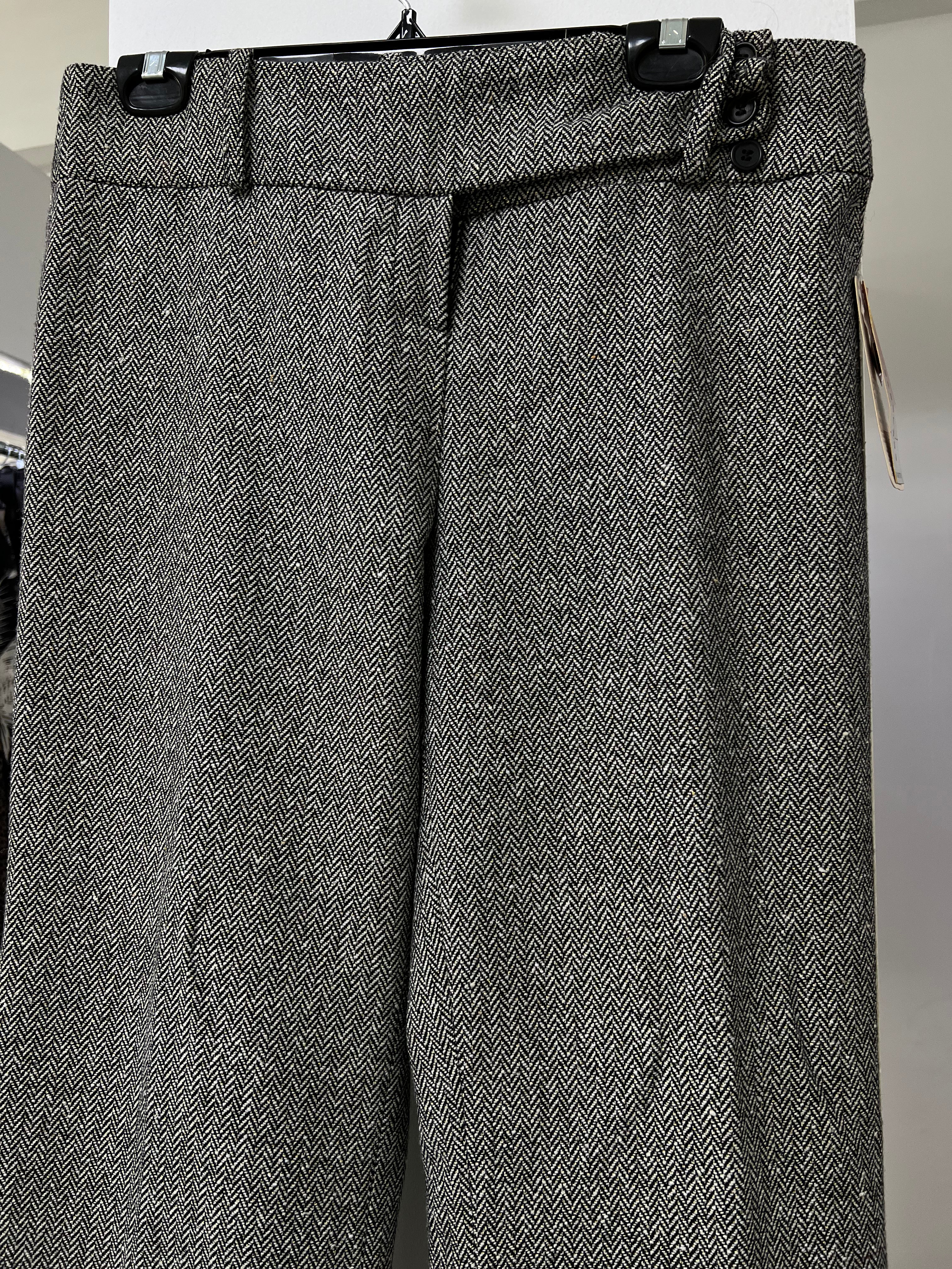 PANTALÓN TEJIDO GRIS