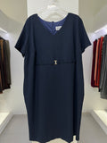 VESTIDO CORTO AZUL MARINO