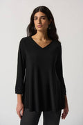 BLUSA NEGRA MANGA BORDADA