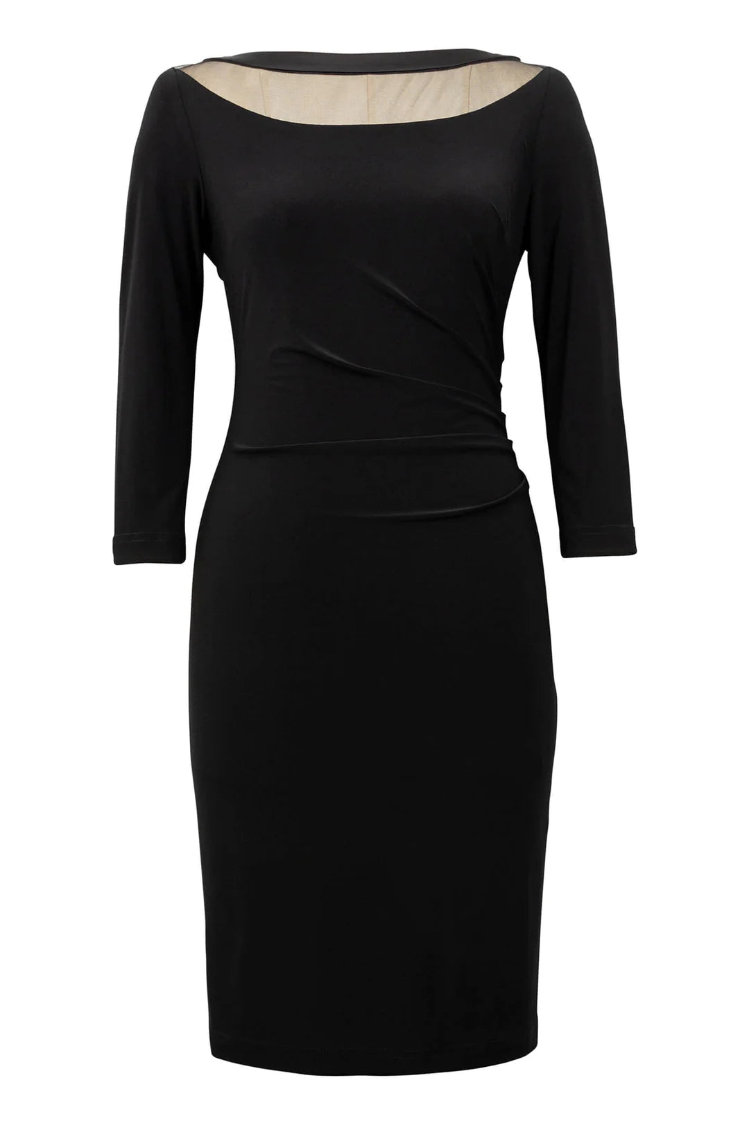 VESTIDO CORTO NEGRO MOÑO